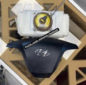 تصویر ایربگ فرمان و داشبورد هیوندای سانتافه ۲۰۱۵ Passenger airbag-steering wheel airbag