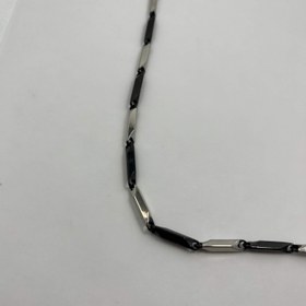 تصویر گردنبند استیل مردانه کد 21 Men's steel necklace; code 21