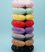 تصویر بالش گردنی فانتزی دونات (مخمل با کیفیت) سایز 45×40 