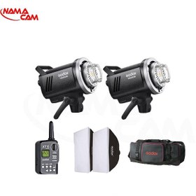 تصویر کیت دوتایی فلاش استودیویی مونولایت گودکس MS200-V Godox MS200-V Studio Flash Monolight (2-Light Kit)