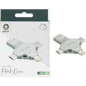 تصویر فلش مموری گرین لاین مدل GN4IN1USB256SL ظرفیت 256 گیگابایت 