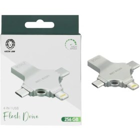 تصویر فلش مموری گرین لاین مدل GN4IN1USB256SL ظرفیت 256 گیگابایت 