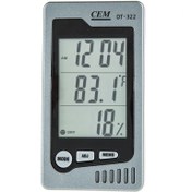 تصویر رطوبت سنج و دماسنج دیواری و رومیزی س ا CEM DT-322/323 Interior Temperature Hygrometer CEM DT-322/323 Interior Temperature Hygrometer