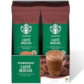 تصویر قهوه فوری استارباکس کافه موکا بسته 10 عددی Starbucks Mocha instant coffee 10pcs