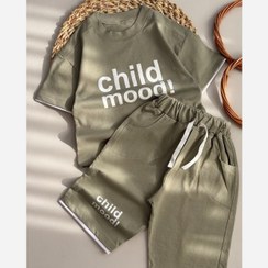 تصویر ست تیشرت و شلوارک بچگانه مدل Child Mood سایز ۴۵ 