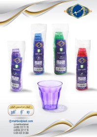 تصویر لیوان فرانسوی 60سی سی شفاف مهبد 10 عددی 