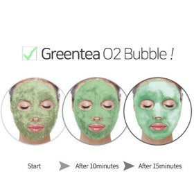 تصویر ماسک حبابی سبز با خاصیت پاک‌کنندگی عمیق - ۲۵ گرم برند purederm Deep Purifying Green Bubble Mask 25grams