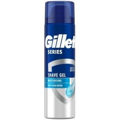 تصویر ژل اصلاح مردانه ژیلت مدل آبرسان با عصاره کره کاکائو حجم ۲۰۰ میلی لیتر 