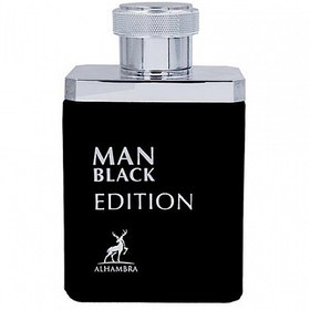 تصویر ادوپرفیوم مردانه الحمبرا (Alhambra) مدل Man Black Edition حجم 100 میلی‌ لیتر عطر و ادکلن (UNISEX) 100 میلی لیتر