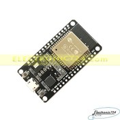 تصویر برد توسعه ESP32-DevKitC مجهز به ESP32-WROOM-32D و مبدل CP2102 