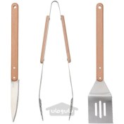 تصویر مجموعه ابزار باربیکیو 3 تکه ایکیا مدل IKEA GRILLTIDER 