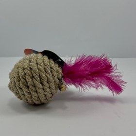 تصویر توپ کنفی zarix - صورتی zarix