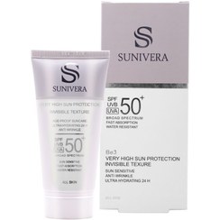 تصویر کرم ضدآفتاب بی رنگ SPF50 سانیورا 