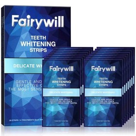 تصویر کیت سفید کننده دندان 28 عددی Fairywill Fairywill Deliciated Whitening Teeth Whitening Strips 28 Pcs