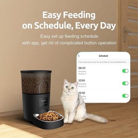 تصویر ظرف غذا اتوماتیک برنامه ریز مخصوص سگ ها و گربه ها مارک Boyarca 