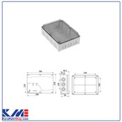 تصویر جعبه تقسیم -درب شفاف 40203007 