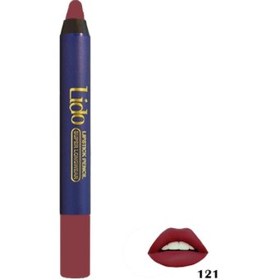 تصویر لیدو رژ لب مدادی شماره ۱۲۱ lipstick pencil