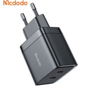 تصویر کلگی فست شارژ Mcdodo CH-2501 Gan 2Port 3A QC4.0 PD 40W Type-C MCDODO CH-2501 GAN 2PORT 3A QC4.0 PD 40W TYPE-C FAST WALL CHARGER