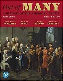 تصویر کتاب Out of Many: A History of the American People, Volume 1, 9th Edition - Original PDF دانلود pdf کتاب Out of Many: A History of the American People, Volume 1, 9th Edition - Original PDF