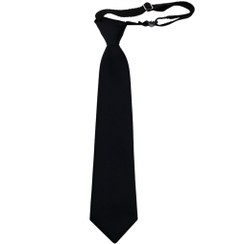 تصویر کراوات بچگانه مدل تکرنگ مشکی 