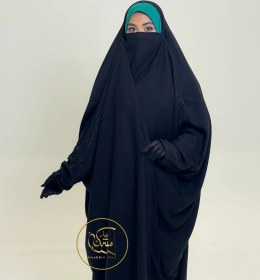 تصویر چادر بحرینی نگین دار 