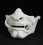 تصویر ماسک مدل ONI سفید 2 دندان 