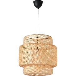 تصویر لوستر بامبو ایکیا مدل SINNERLIG Ikea design bamboo chandelier