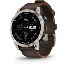 تصویر ساعت هوشمند گارمین Garmin d2 mach 1 leather band 