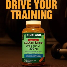 تصویر قرص امگا ۳ کرکلند omega3 