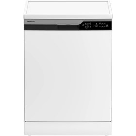 تصویر ماشین ظرفشویی هیتاچی 14 نفره مدل HDF-F146V Hitachi HDF-F146VW dishwasher for 14 people 6 programs