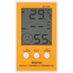 تصویر دماسنج و رطوبت سنج دیجیتالی DC-105 