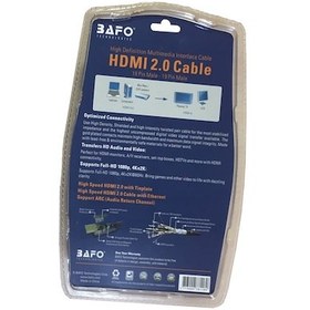 تصویر HDMI 1.5M BAFO | کابل اچ دی ام ای ۱.۵ متر بافو | کابل HDMI1.5M ورژن ۲ بافو 