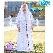 تصویر چادر نماز جشن تکلیف طرح سارا 