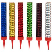 تصویر فشفشه روی کیک 12 سانتی (6عددی) 