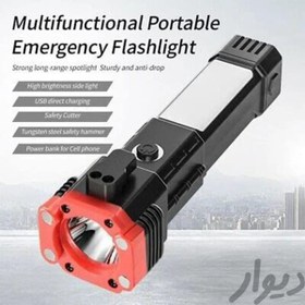 تصویر چراغ قوه دستی همه کاره LED 3W TORCH