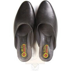 تصویر نعلین طبی مشکی نوک تیز 