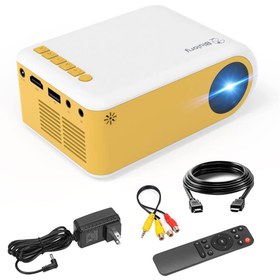 تصویر ویدئو پروژکتور بلولری مدل BLULORY T2 BLULORY Mini Projector T2