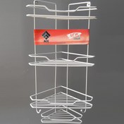 تصویر استند حمام کنجی هانا کد 7046 ظرفیت ۵ طبقه 