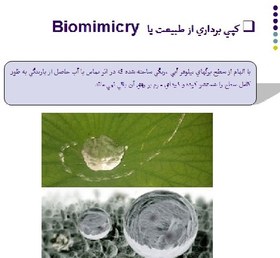 تصویر دانلود فایل دانلود پروژه پاورپوینت الگو برداری سازه ای از طبیعت (انسان طبیعت معماری ) 