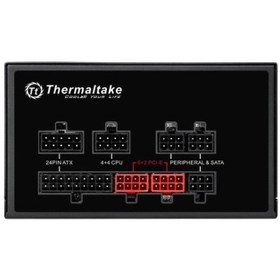 تصویر پاور 650 وات ترمالتیک Smart Pro RGB Bronze Full Modular Thermaltake SPR-650AH3FSB-R 650W Bronze Full Modular Power Supply