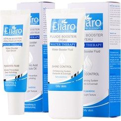 تصویر پک فلوئید آبرسان پوست 40 میل به همراه سرم آبرسان دور چشم 20 میل الارو Ellaro Hydrating Fluid 40 Ml And Hydrating Eye Serum 20 Ml Pack