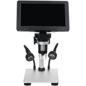 تصویر میکروسکوپ دیجیتال 1200X Portable Digital Microscope دارای نمایشگر 7 اینچی مدل DM9 