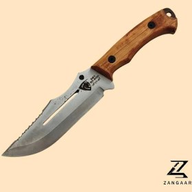 تصویر چاقوی شکاری مروارید 1 - دسته چوبی 