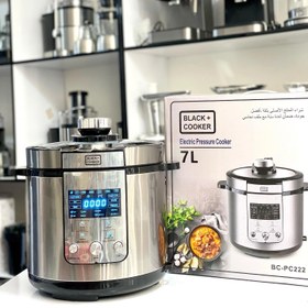 تصویر زودپز برقی همه کاره بلک اند کوکر BLACK+COOKER مدل:BCPC222 Black+COOKER versatile electric pressure cooker, model: BCPC222