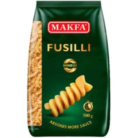 تصویر پاستا ماکفا Makfa Pasta Fusilli با فرم فوسیلی (تولید روسیه) 500 گرم 