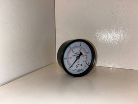 تصویر گیج صفحه 6 سانتی 25 بار برنجی پشت مشکی pressure gauge