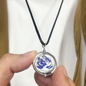 تصویر گردنبند رز آبی 