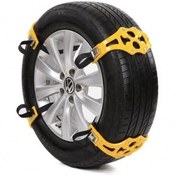 تصویر زنجیر چرخ کمری پلیمری ساینا دندانه فلزی 6 عددی 