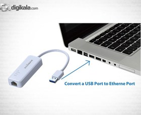 تصویر کارت شبکه USB 3.0 و گيگابيتي اديمکس مدل EU-4306 ا Edimax EU-4306 USB 3.0 Gigabit Ethernet Adapter Edimax EU-4306 USB 3.0 Gigabit Ethernet Adapter