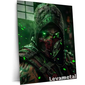 تصویر متال پوستر ارمک Ermac از بازی مورتال کمبت Mortal Kombat با کد A-166 